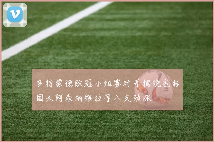 多特蒙德欧冠小组赛对手揭晓包括国米阿森纳维拉等八支劲旅